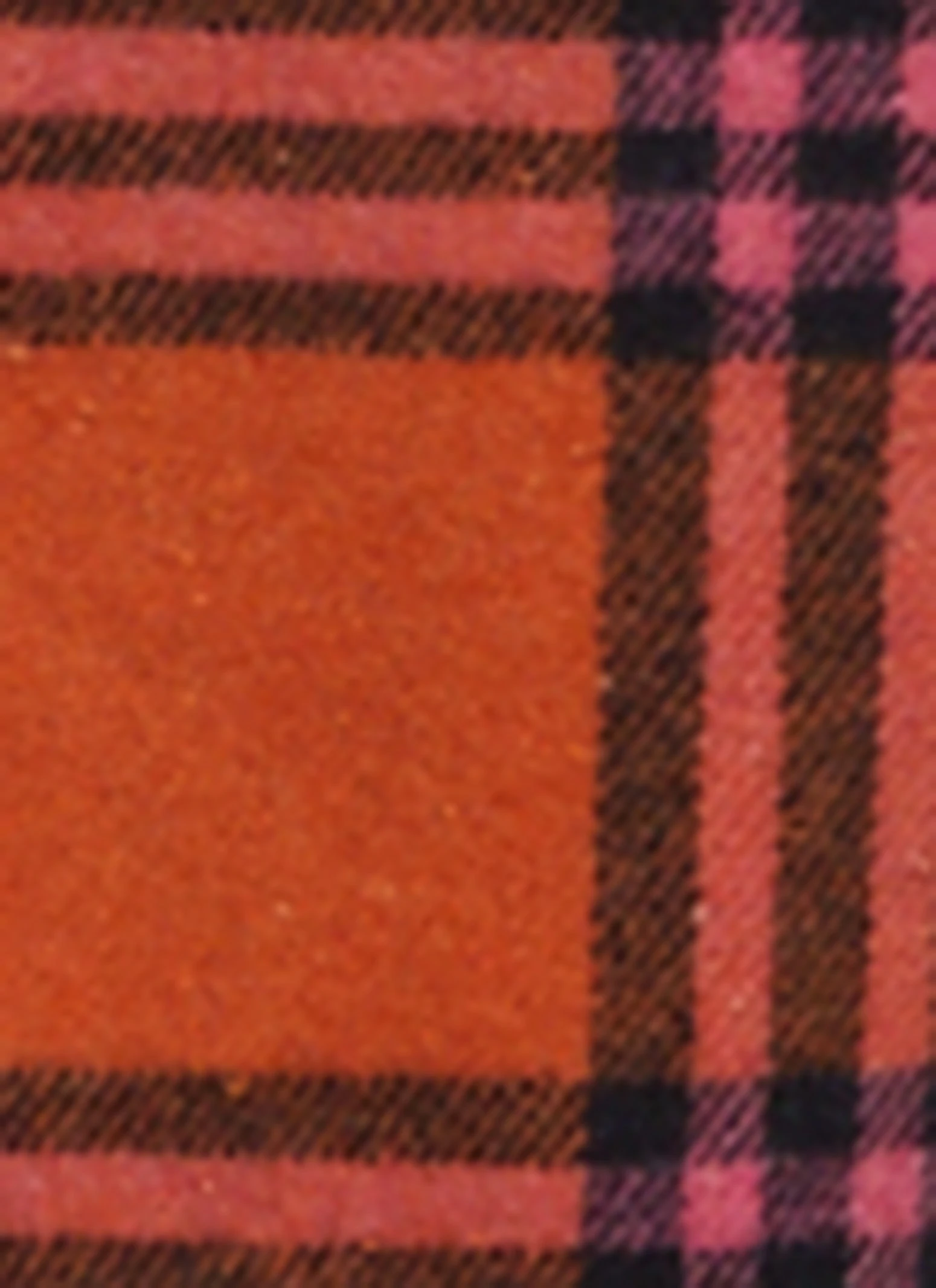 Plus Size Brushed Knit Plaid Longline Shacket - Image 3