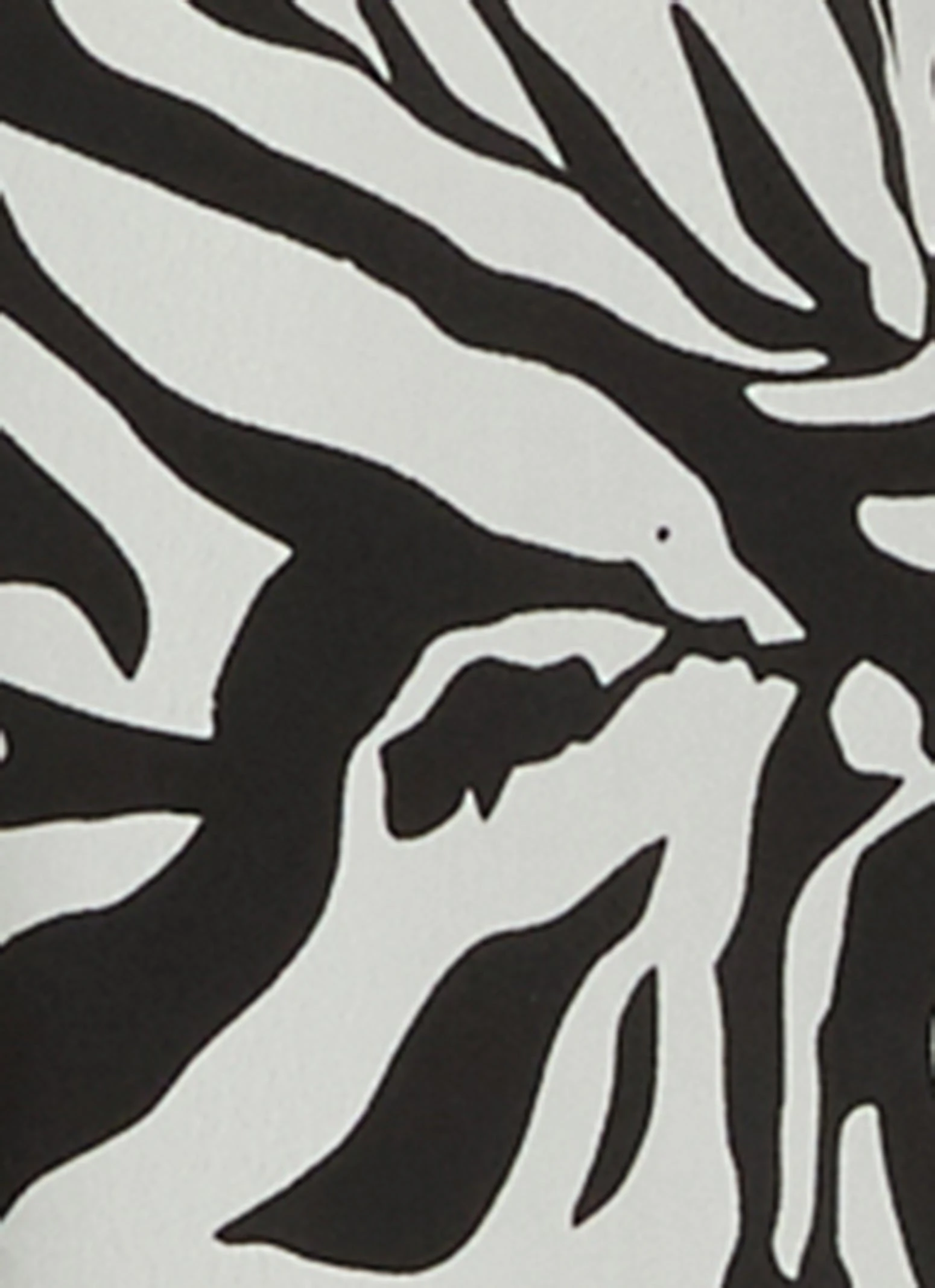 Plus Size Zebra Print Button Front Shirt - Image 3