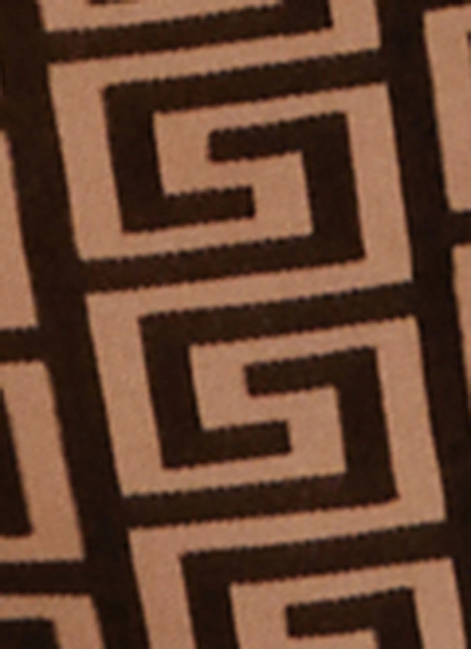 Plus Size Greek Key Velvet Burnout Leggings - Image 3