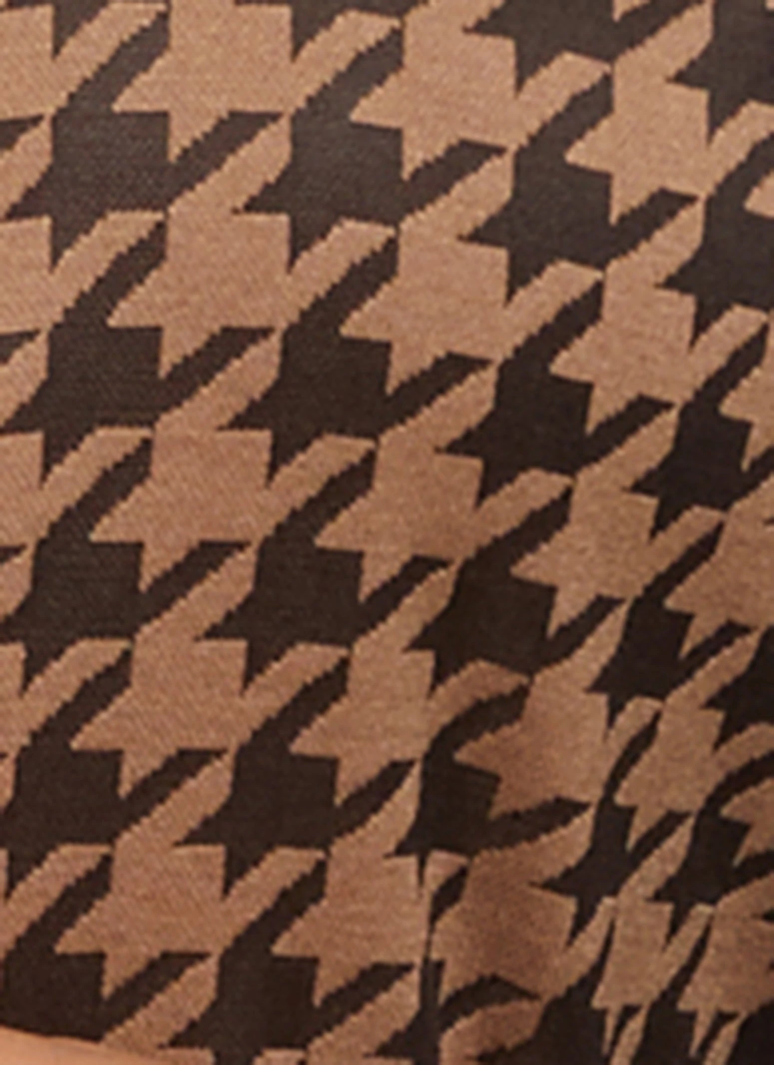 Plus Size Houndstooth Print Duster - Image 4