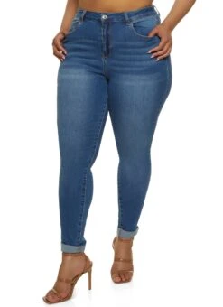 Plus Size WAX High Waist Skinny Jeans