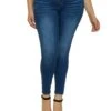Plus Size WAX Push Up High Waist Jeans