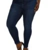Plus Size WAX Push Up High Rise Skinny Jeans
