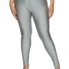 Plus Size Spandex Zip Front Skinny Pants
