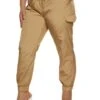 Plus Size Nylon Basic Cargo Joggers