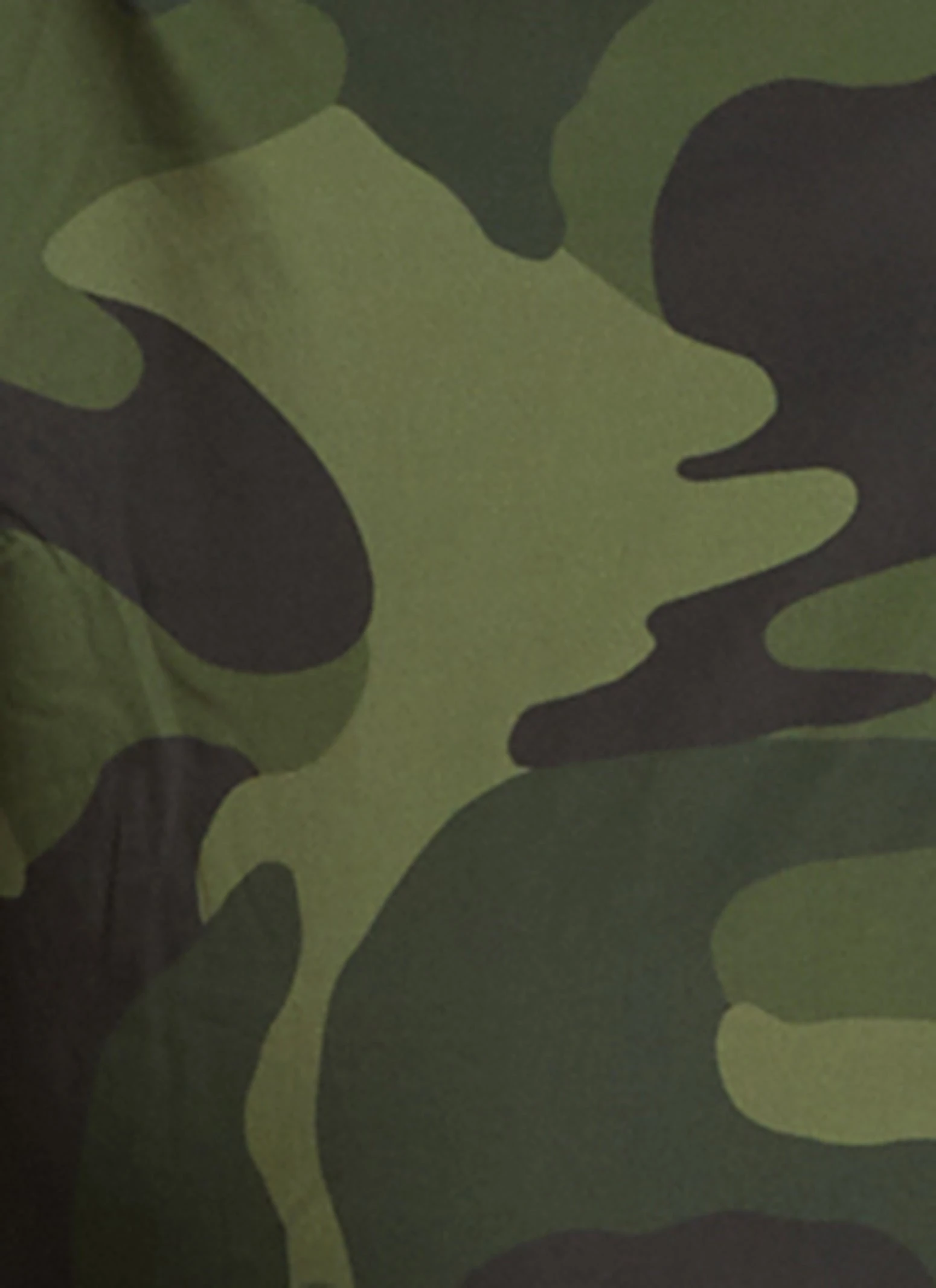 Plus Size Nylon Camo Cargo Joggers - Image 4