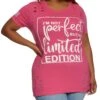 Plus Size Limited Edition Laser Cut Graphic Tee