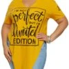Plus Size Im Limited Edition Hanky Hem Graphic Tee