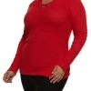 Plus Size Waffle Knit Lace Up Hooded Top