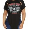 Plus Size Safety Pin Detail World Tour Graphic Tee