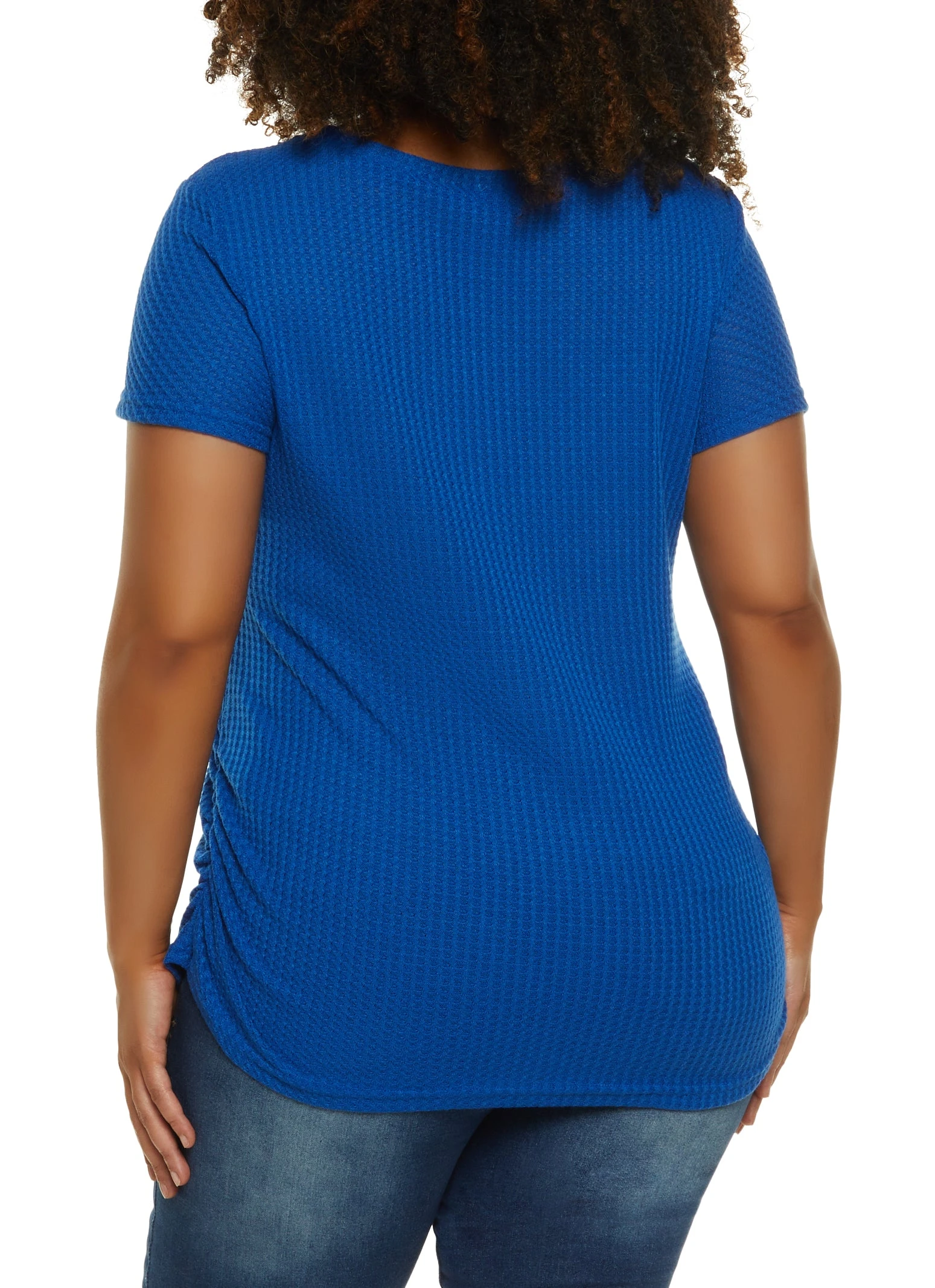 Plus Size Rhinestone Butterfly Patch Graphic Tee - Image 2