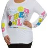 Plus Size Good Vibes Only Long Sleeve Tee