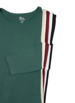 Plus Size Solid Seamless Long Sleeve Top