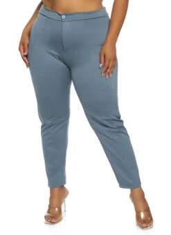 Plus Size Ponte Dress Pants