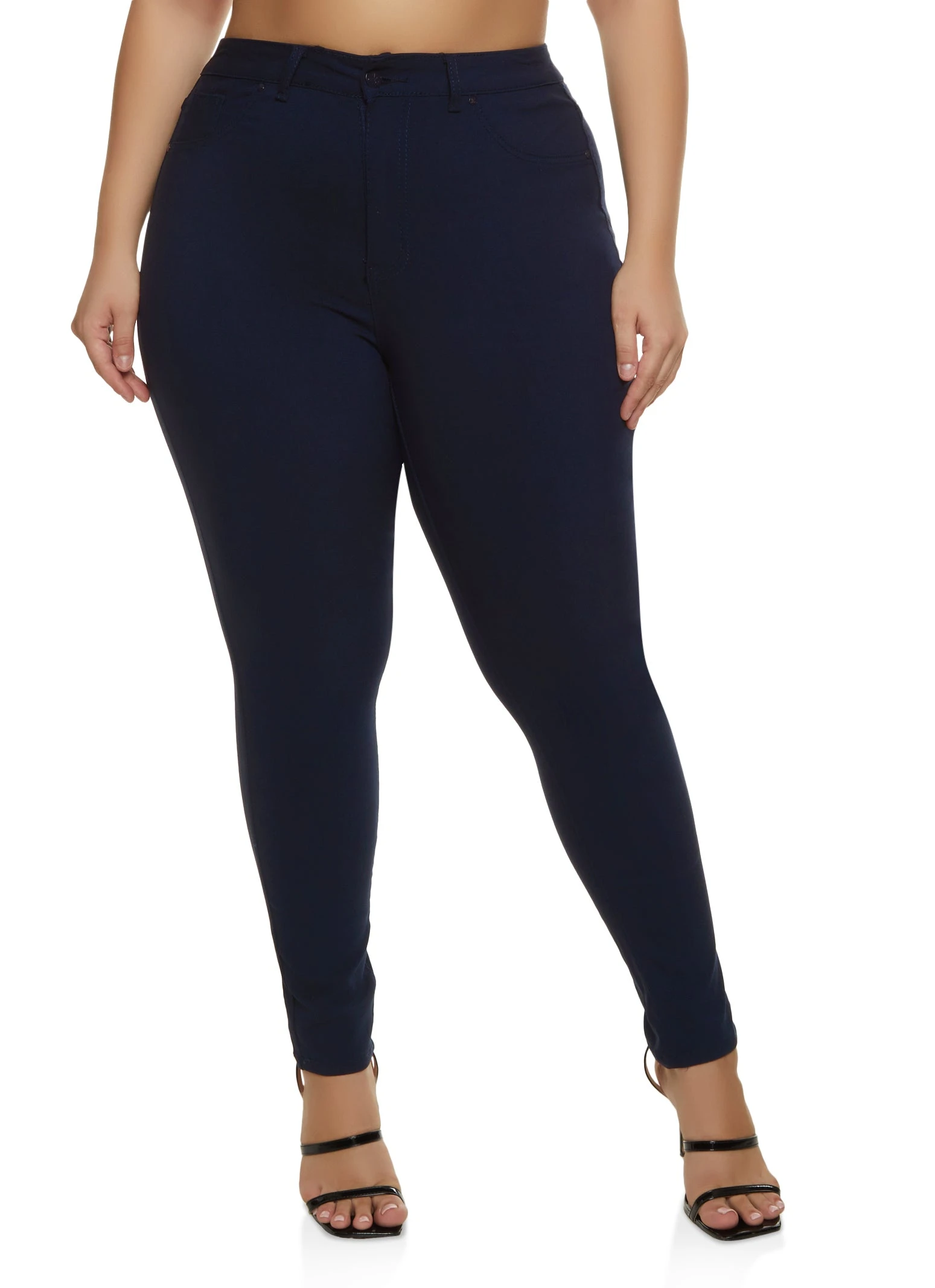 Plus Size Basic Hyperstretch Skinny Pants