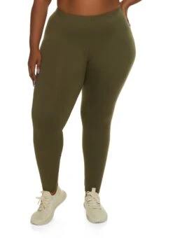 Plus Size High Waist Leggings