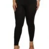 Plus Size Textured Waistband Leggings
