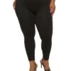 Plus Size Seamless French Terry Leggings