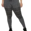 Plus Size Good Vibes High Waist Leggings