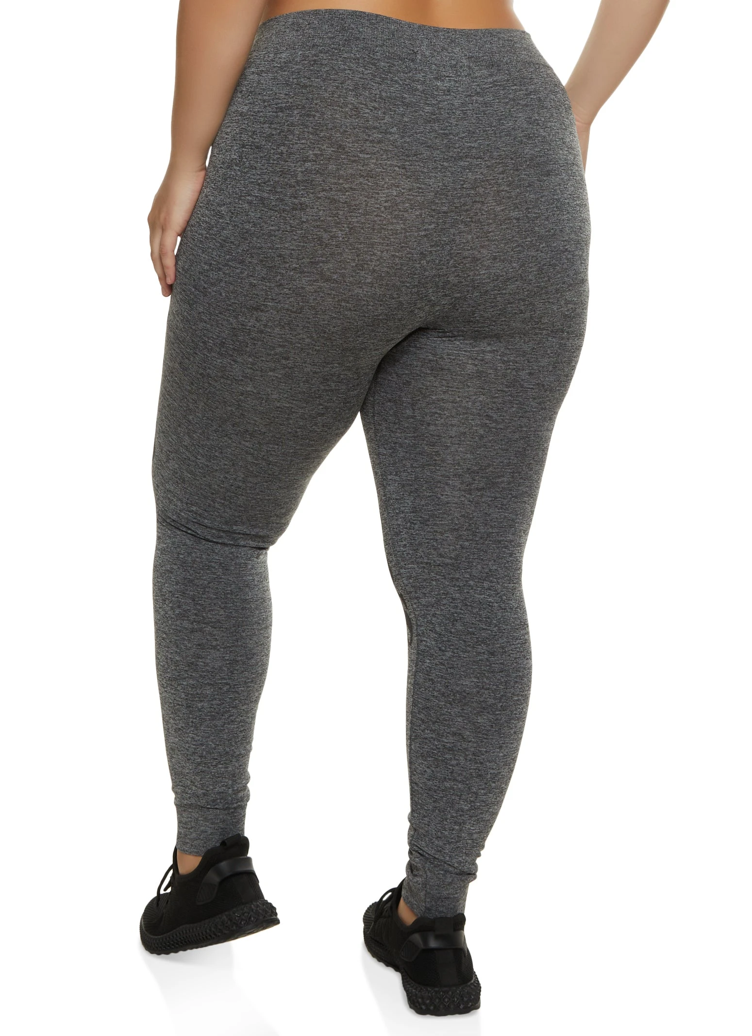 Plus Size Good Vibes High Waist Leggings - Image 2