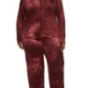 Plus Size Tie Dye Long Sleeve Pajama Shirt And Pants