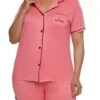 Plus Size Nap Queen Pajama Shirt And Shorts