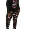 Plus Size Have Wine Pajama Top And Pants