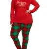 Plus Size Seeking Cuddle Partner Top And Plaid Pants