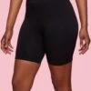 Solid Seamless Biker Shorts