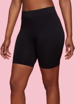 Solid Seamless Biker Shorts