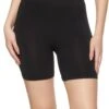 Seamless Black Biker Shorts