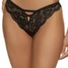 Caged Cut Out Front Lace Panty