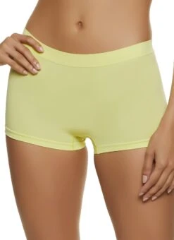 Seamless Solid Boyshort Panties