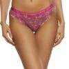 Floral Lace Love Trim Thong