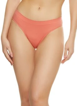 Solid Seamless Bikini Panty