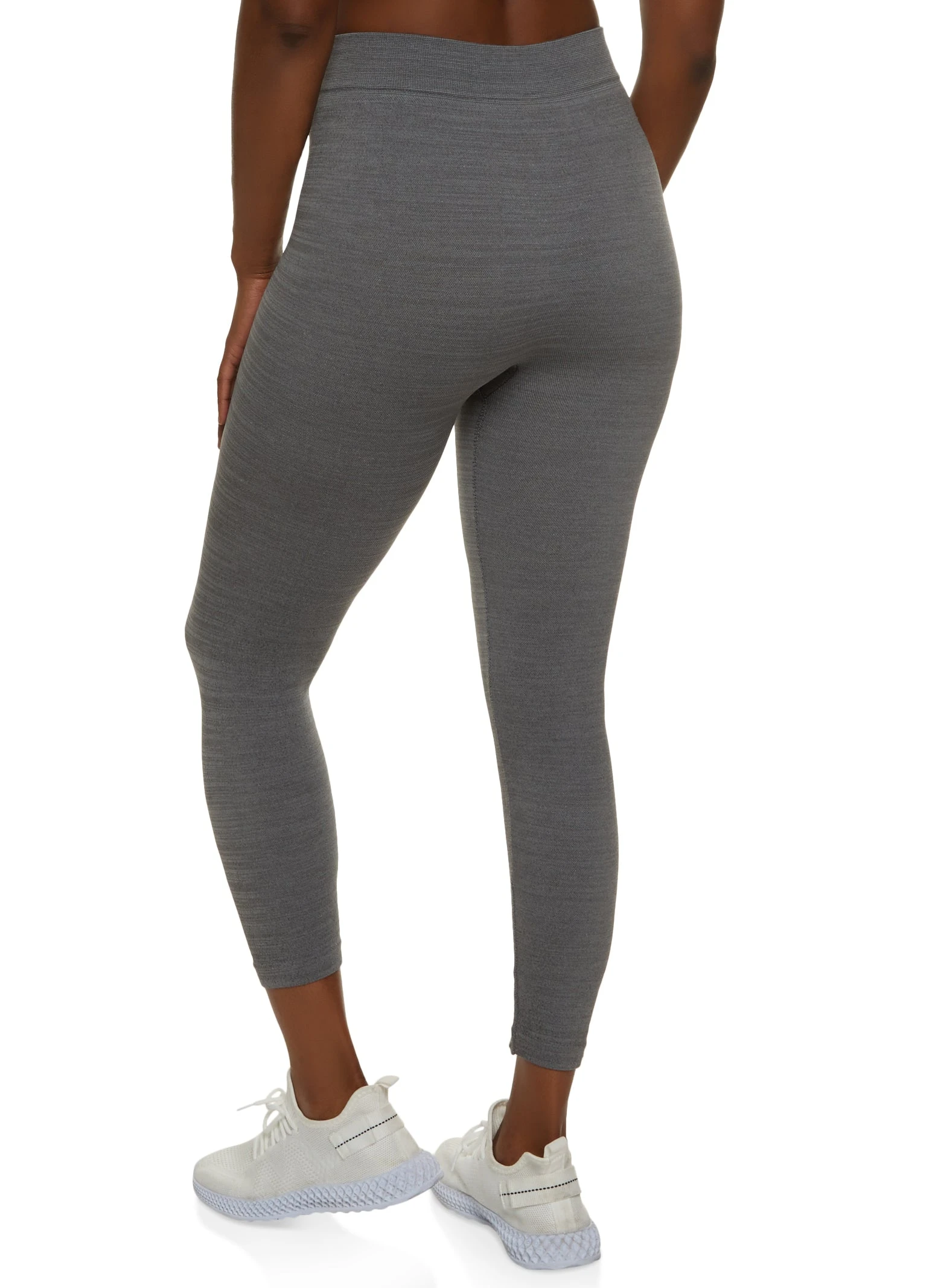 Seamless Basic Cropped Leggings - Image 3