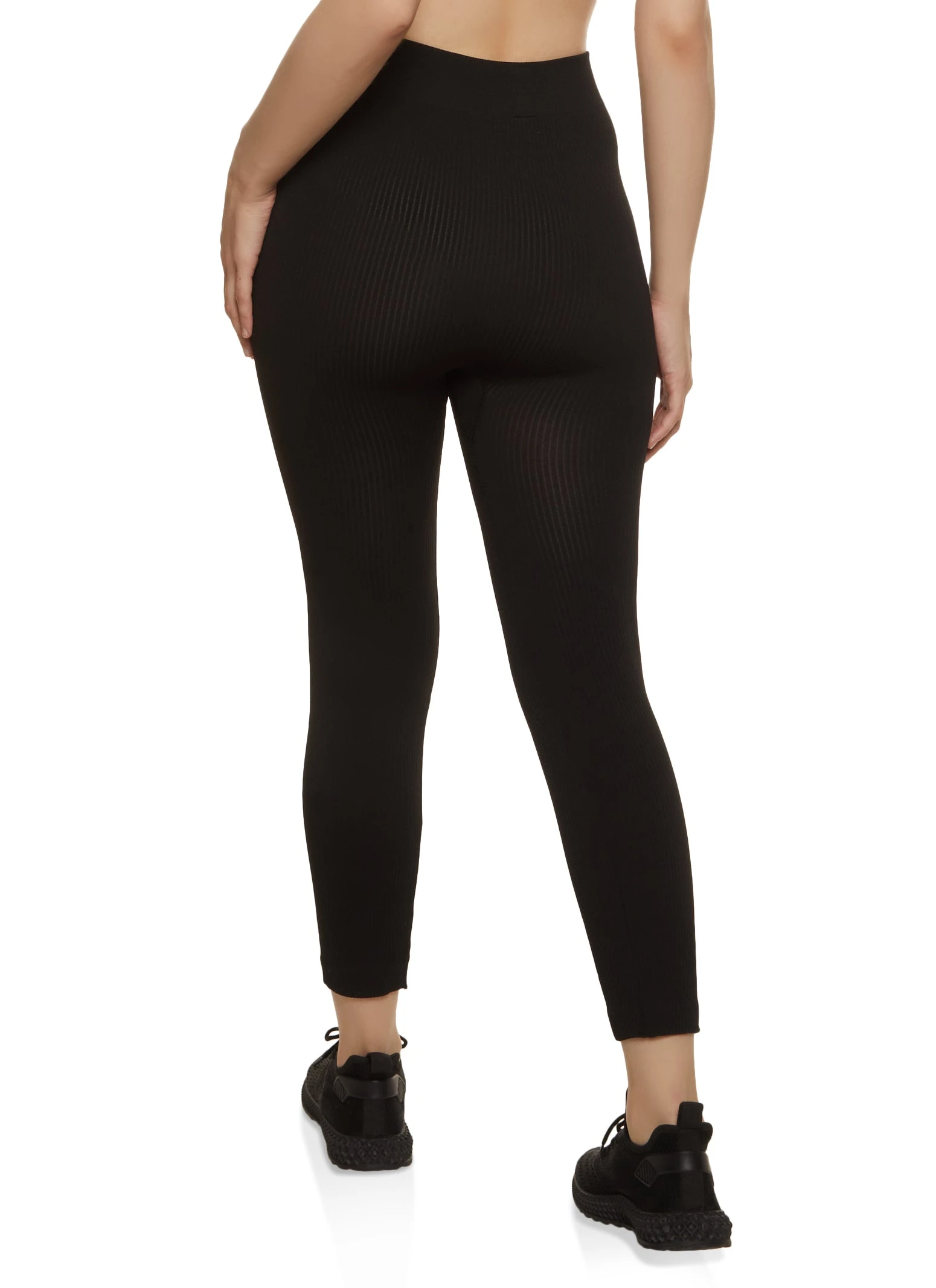 Seamless Ribbed Leggings - Image 3