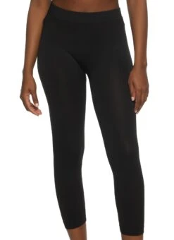 Seamless Cropped High Waist Leggings