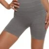 Seamless Waffle Knit Biker Shorts