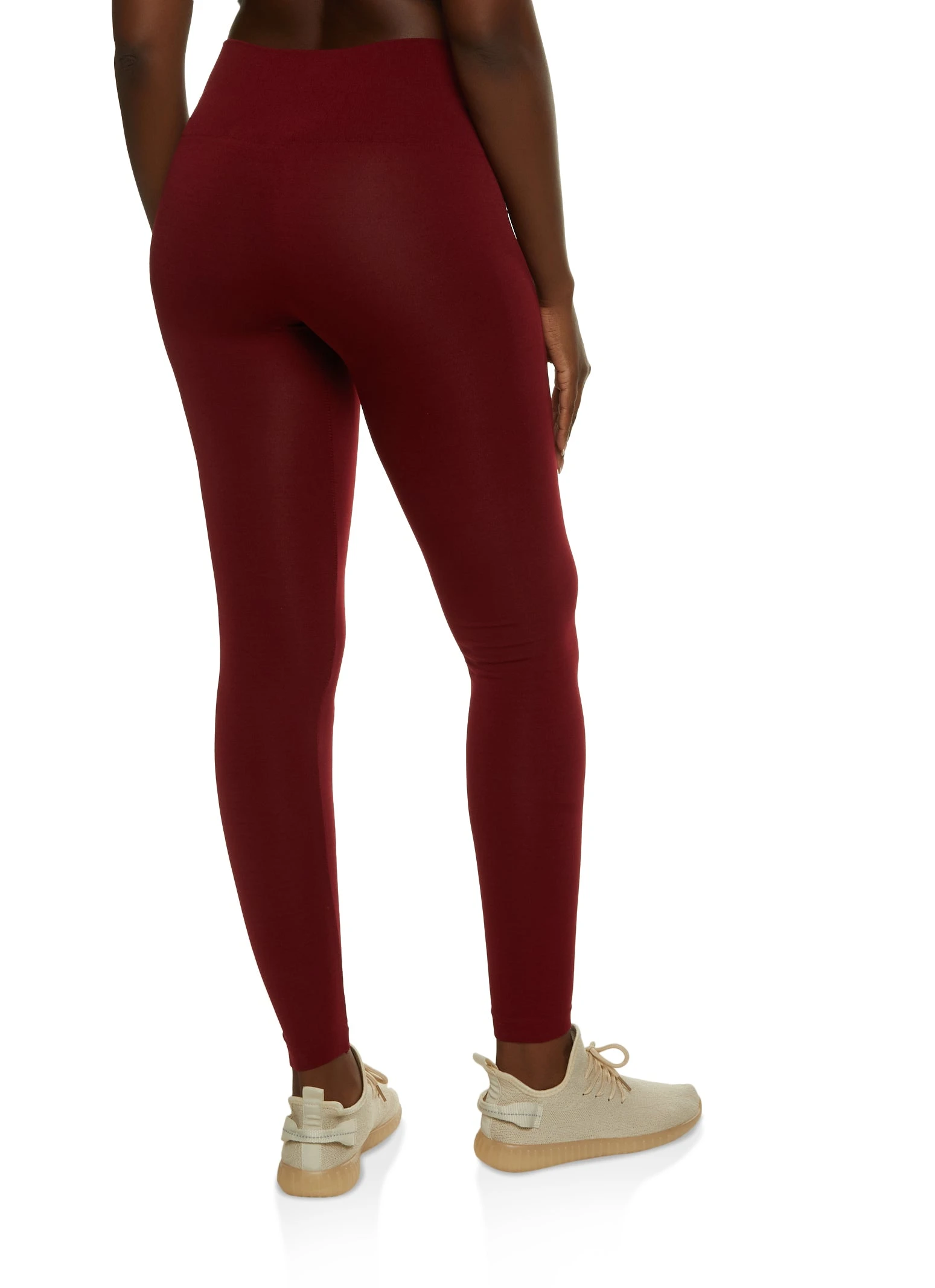 Solid Seamless High Rise Leggings - Image 2