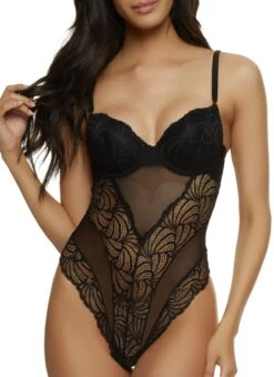 Push Up Lace Teddy